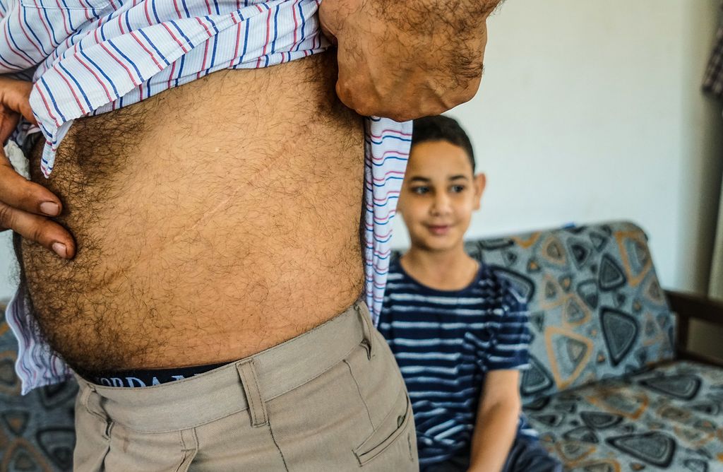 Palæstinensisk flygtning i Libanon Hossam Ali