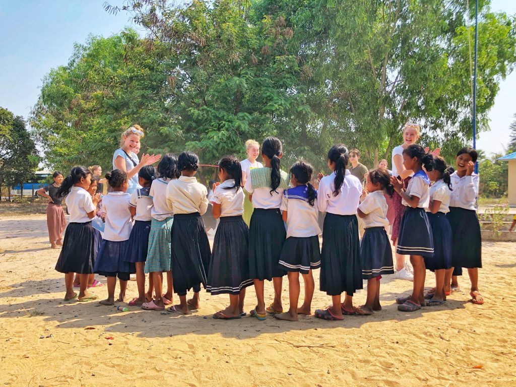 Odsherred elever møder skolebørn i Cambodia