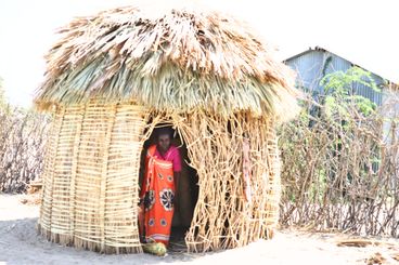 A woman in Turkana Hut