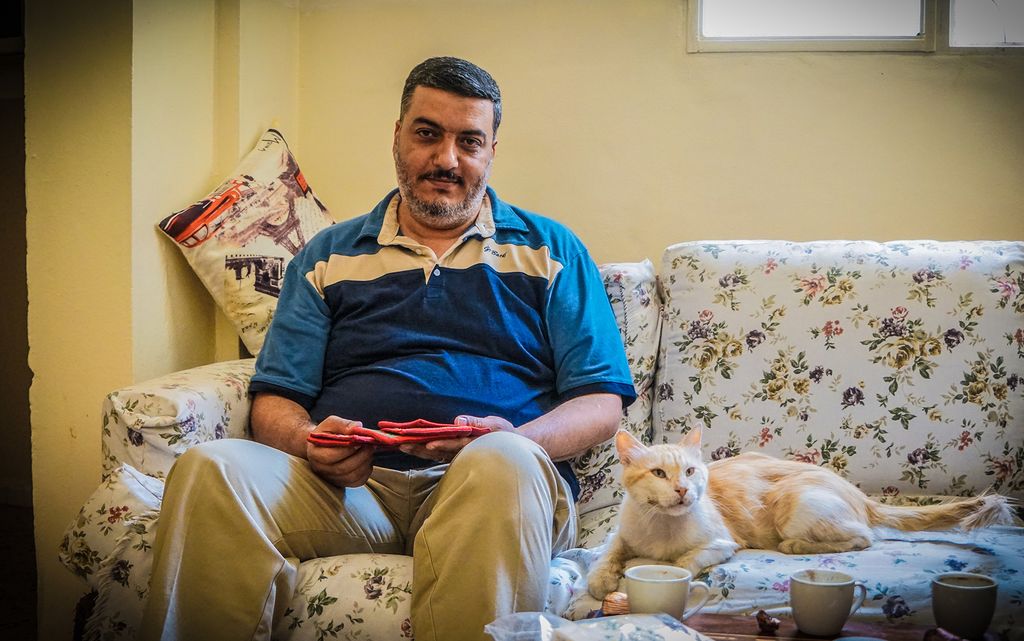 Palæstinensisk flygtning i Libanon Samer Ahmad