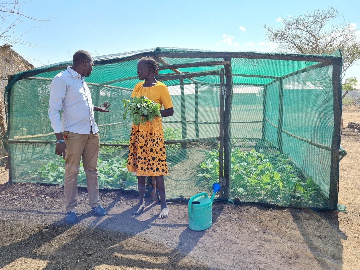 Refugee garden project in Kenya