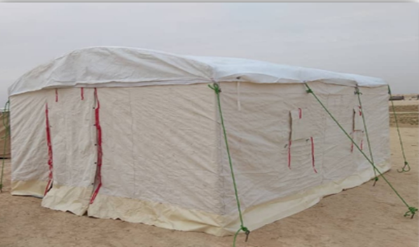 Shelter after project intervention in Syria