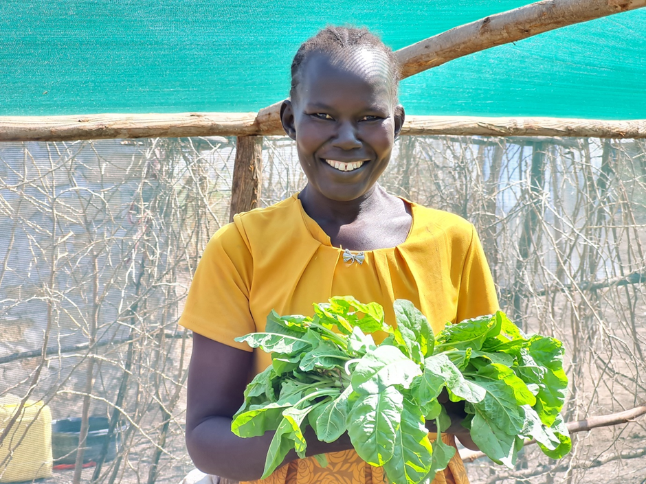 Refugee garden project in Kenya