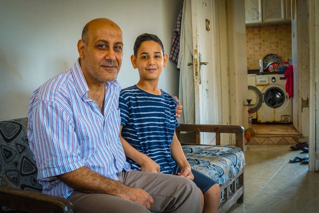 Palæstinensisk flygtning i Libanon Hossam Ali