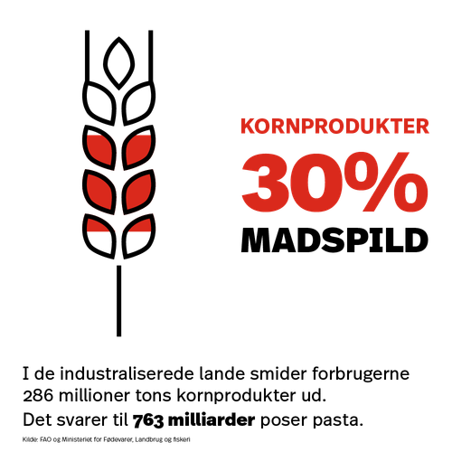 Infografik madspild