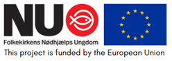 NU logo og EU flag