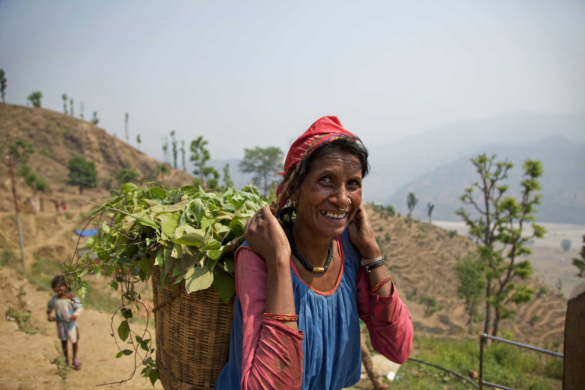 Høst kurv Lila Banlek Nepal